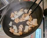 チャンポン麺の太麺で野菜たっぷり皿うどん作り方6写真