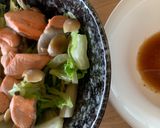 生鮭と白菜の蒸し物作り方7写真