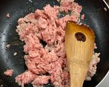 目玉焼きピリ辛そぼろどん作り方2写真