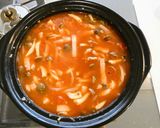【土鍋】土鍋deトマトスープパスタ作り方4写真