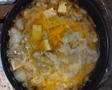 三つ葉たっぷり厚揚げ入り親子丼作り方6写真
