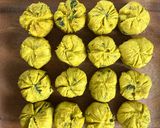 ほくほくかぼちゃとクリームチーズの茶巾玉作り方8写真