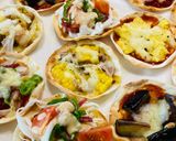 夏休みのお昼\餃子の皮で/ピザパーティー作り方20写真