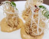 麻辣クリーム点心～白と黒のスプーン風～作り方13写真