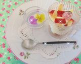 市販シュークリームで苺カップミルフィーユ作り方4写真