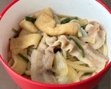 栄養たっぷり肉野菜うどん作り方5写真