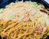 鮭缶アンチョビ缶キャベツでペペロンチーノ作り方9写真