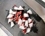 おつまみに♪茹でたこと大根おろしの梅和え作り方3写真