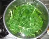 大根の葉ゴマ油炒め♪簡単桜エビ作り方3写真