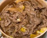 煮るだけ簡単♪長ねぎ牛丼作り方3写真