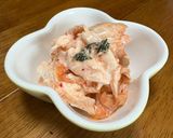 和えるだけ！鶏胸肉（蒸し鶏）とキムチのマヨ和え作り方2写真