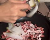大根と豚肉の福神漬カレー炒め作り方2写真