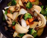 牛バラと野菜のオイスターソース炒め作り方10写真