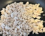 かぼちゃ鶏そぼろ煮作り方3写真