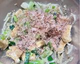 今日の副菜！小松菜ともやし油揚げの辛子和え作り方6写真