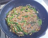 【給食レシピ】アスパラの和風パスタ作り方4写真