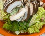 大葉が香る！具だくさんのすき焼きパスタ作り方2写真
