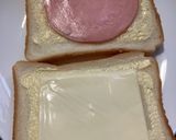 卵１個で四角いオムレツ ホットサンド用作り方6写真