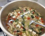 【つどいごはん】トマトと小松菜のお味噌汁作り方3写真