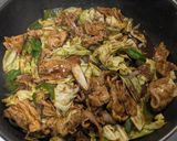 我が家の回鍋肉　豚もも肉　低糖質&低脂質作り方5写真