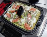 きのこと野菜のシーフードパエリア作り方6写真