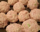 今日の夕飯肉団子?ハンバーグ?のトマトジュース煮作り方3写真