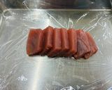 【親子で食べる幼児食】　まぐろの竜田揚げ作り方1写真