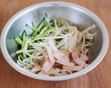簡単♪10分⭐︎きゅうりともやしの中華サラダ作り方2写真