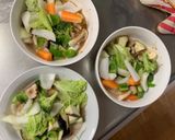 肉無チクワ洋風味噌すき焼き味野菜炒め作り方13写真