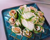 ＊ズッキーニとハムのくるくるマヨ焼き＊作り方3写真