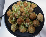 向井くう風 たこ焼き風お好み焼き作り方7写真