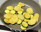 ズッキーニとじゃがいも🥔の甘辛煮😃作り方2写真