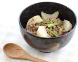 たんぱく質がとれる！かぶそぼろ丼作り方5写真