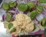空豆と紫玉葱のポテトサラダ作り方5写真