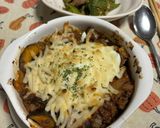 ナスと卵のミート焼き作り方5写真