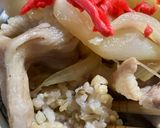 簡単　豚丼紅生姜のせ作り方12写真