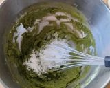 レンジで米粉パン♪抹茶で簡単朝食♪ランチ作り方2写真