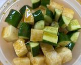 長芋ときゅうりのわさび醤油あえ作り方6写真