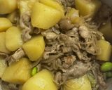 プルコギの素で味付け簡単な肉じゃが作り方6写真