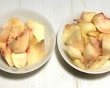 桃とセロリと生ハムの冷製パスタ作り方5写真
