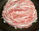 豚しゃぶ肉ともやしの簡単ドームで蒸し焼き♪作り方2写真