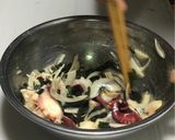 タコと若芽の夏ダイエット冷製パスタ作り方6写真