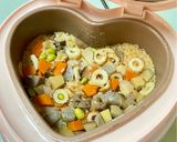 筑前煮deコチュジャン入り炊き込みご飯作り方6写真