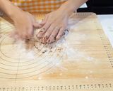 ＨBで生地作り♪チョコナッツフランスパン作り方9写真