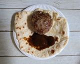 ささっとハンバーグデミグラスソースチーズタコス作り方11写真