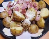 新じゃがのガリバタベーコン炒め作り方5写真