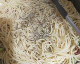 春キャベツとベーコンのペペロンチーノ作り方4写真