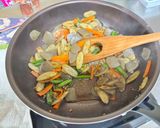 ごぼう、蒟蒻、ミンチの炒め煮作り方8写真
