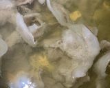 ツルムラサキと豚肉のひしお和え作り方2写真