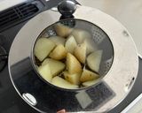 肉じゃが炒め煮➕アスパラ作り方3写真